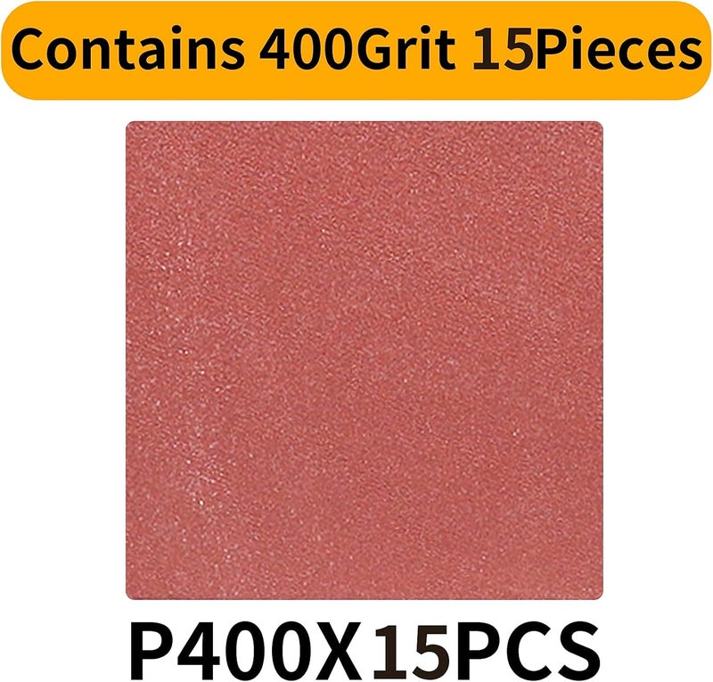 POTUINOM 3 x 21 Inch Sanding Belts 400 Grits - 15 Pack Sanding Belt Aluminum Oxide Belt Sander Belts,Best for Sanding Wood,Metal and Paint - Image 3